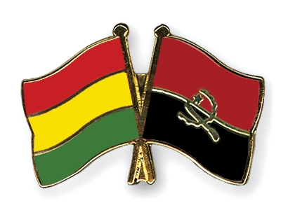 Fahnen Pins Bolivien Angola