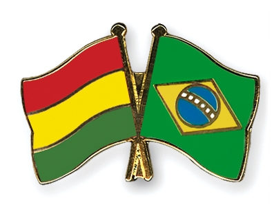 Fahnen Pins Bolivien Brasilien