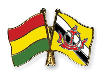 Fahnen Pins Bolivien Brunei-Darussalam