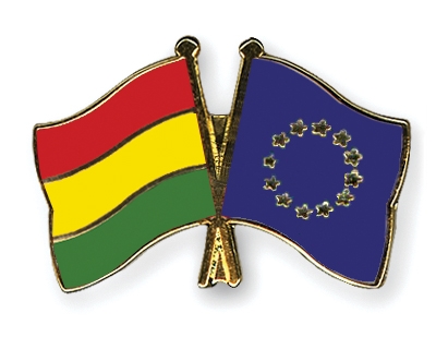 Fahnen Pins Bolivien Europa