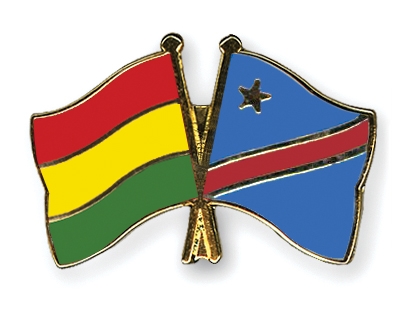 Fahnen Pins Bolivien Kongo-Demokratische-Republik