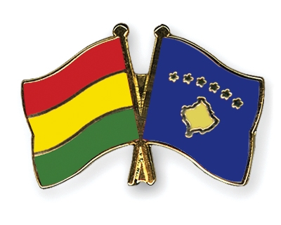 Fahnen Pins Bolivien Kosovo