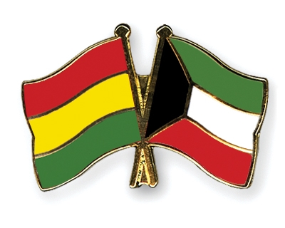 Fahnen Pins Bolivien Kuwait