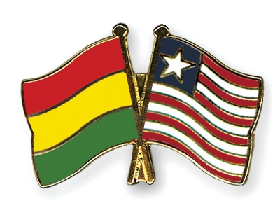 Fahnen Pins Bolivien Liberia
