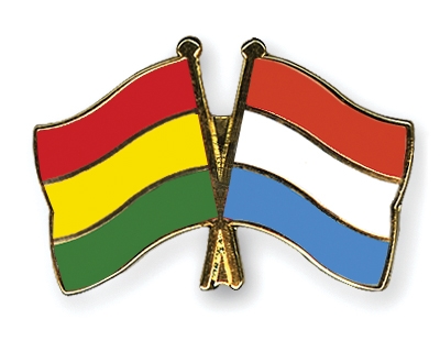 Fahnen Pins Bolivien Luxemburg