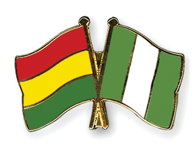 Fahnen Pins Bolivien Nigeria