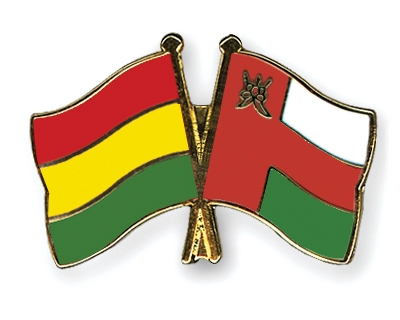 Fahnen Pins Bolivien Oman