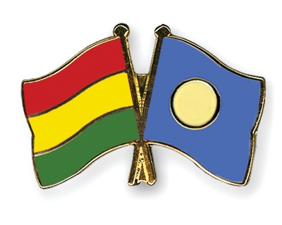 Fahnen Pins Bolivien Palau