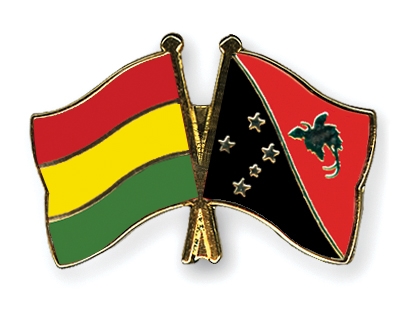 Fahnen Pins Bolivien Papua-Neuguinea