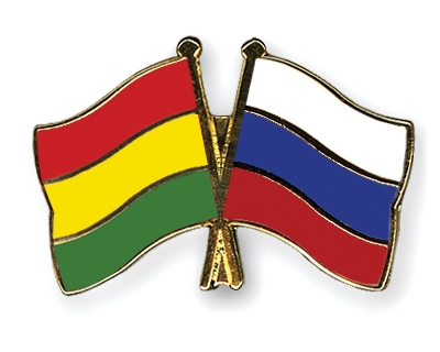 Fahnen Pins Bolivien Russland