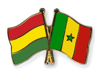 Fahnen Pins Bolivien Senegal