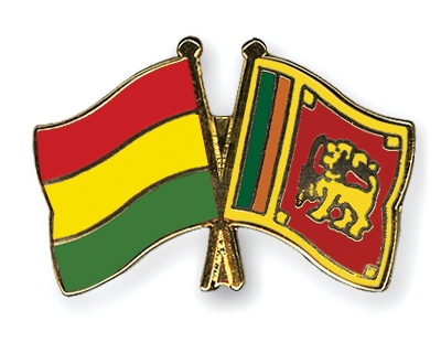 Fahnen Pins Bolivien Sri-Lanka