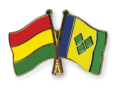 Fahnen Pins Bolivien St-Vincent-und-die-Grenadinen