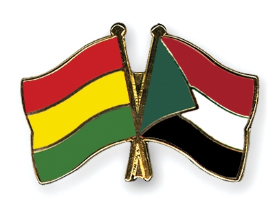 Fahnen Pins Bolivien Sudan