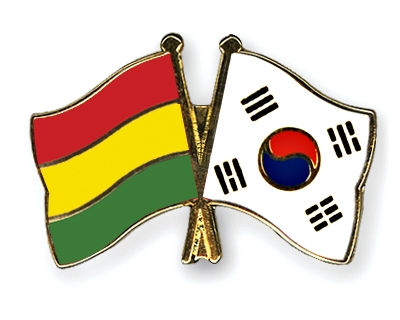 Fahnen Pins Bolivien Sdkorea