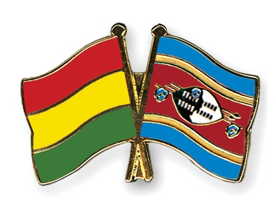 Fahnen Pins Bolivien Swasiland