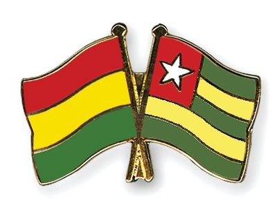 Fahnen Pins Bolivien Togo