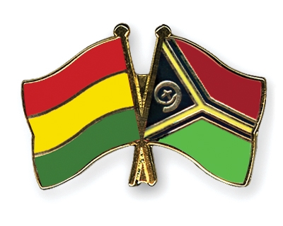 Fahnen Pins Bolivien Vanuatu