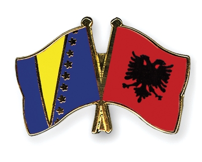 Fahnen Pins Bosnien-und-Herzegowina Albanien