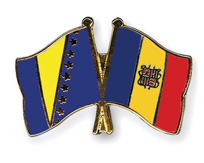 Fahnen Pins Bosnien-und-Herzegowina Andorra