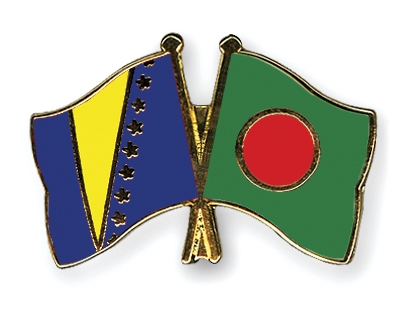 Fahnen Pins Bosnien-und-Herzegowina Bangladesch