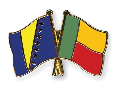 Fahnen Pins Bosnien-und-Herzegowina Benin