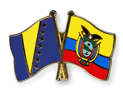 Fahnen Pins Bosnien-und-Herzegowina Ecuador