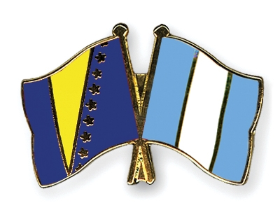 Fahnen Pins Bosnien-und-Herzegowina Guatemala