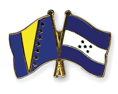 Fahnen Pins Bosnien-und-Herzegowina Honduras