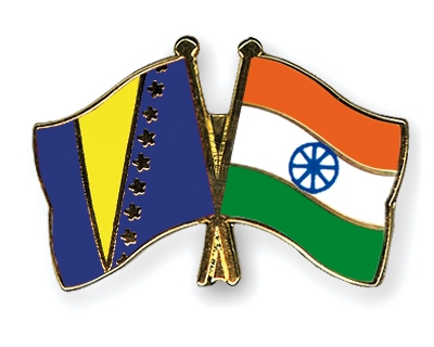 Fahnen Pins Bosnien-und-Herzegowina Indien