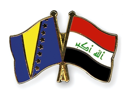 Fahnen Pins Bosnien-und-Herzegowina Irak