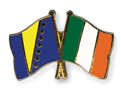 Fahnen Pins Bosnien-und-Herzegowina Irland