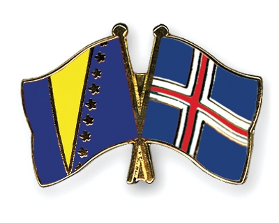 Fahnen Pins Bosnien-und-Herzegowina Island