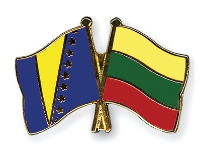 Fahnen Pins Bosnien-und-Herzegowina Litauen