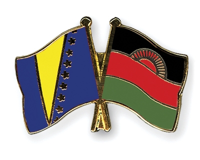 Fahnen Pins Bosnien-und-Herzegowina Malawi