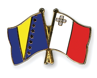 Fahnen Pins Bosnien-und-Herzegowina Malta