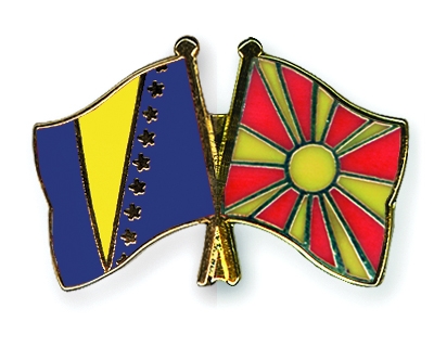 Fahnen Pins Bosnien-und-Herzegowina Mazedonien