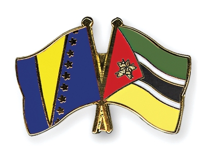 Fahnen Pins Bosnien-und-Herzegowina Mosambik