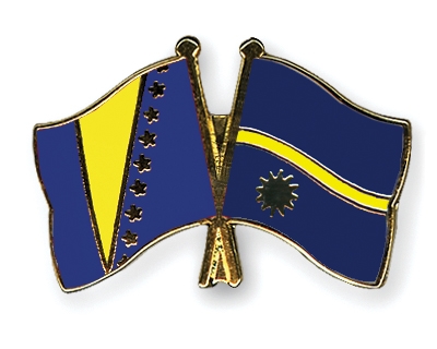 Fahnen Pins Bosnien-und-Herzegowina Nauru