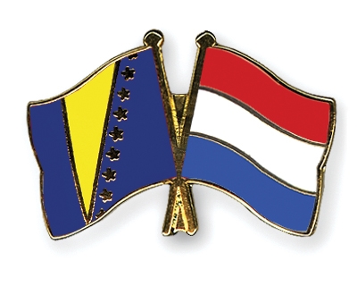 Fahnen Pins Bosnien-und-Herzegowina Niederlande
