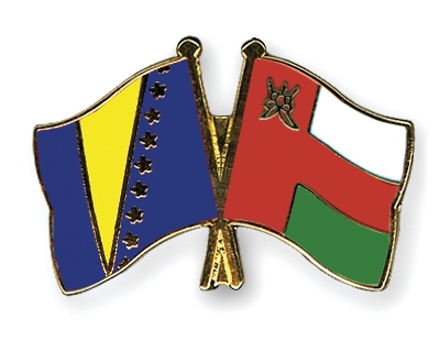 Fahnen Pins Bosnien-und-Herzegowina Oman