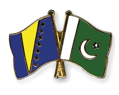 Fahnen Pins Bosnien-und-Herzegowina Pakistan