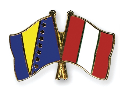 Fahnen Pins Bosnien-und-Herzegowina Peru