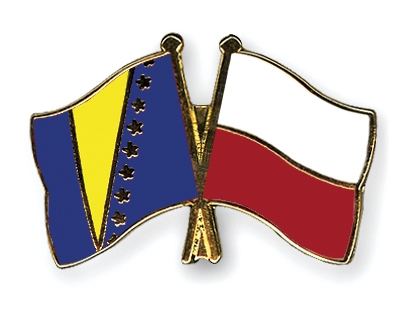 Fahnen Pins Bosnien-und-Herzegowina Polen