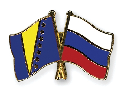 Fahnen Pins Bosnien-und-Herzegowina Russland