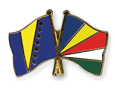 Fahnen Pins Bosnien-und-Herzegowina Seychellen