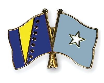 Fahnen Pins Bosnien-und-Herzegowina Somalia