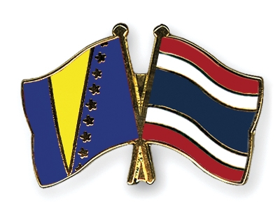 Fahnen Pins Bosnien-und-Herzegowina Thailand