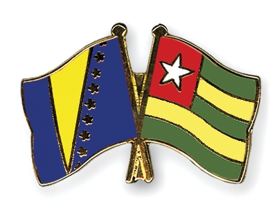 Fahnen Pins Bosnien-und-Herzegowina Togo