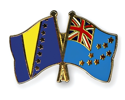 Fahnen Pins Bosnien-und-Herzegowina Tuvalu